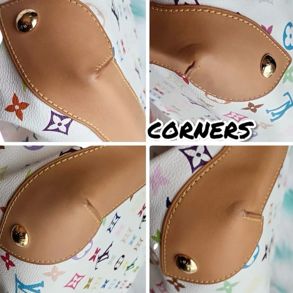 LOUIS VUITTON Murakami White Multicolor Monogram Ursula Bag